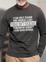 Mens I Can Only Please One Person A Day Funny Text Letters Casual Cotton Top