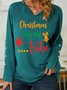 Lilicloth X Kat8lyst Christmas With The Tribe Women's Shawl Collar Sweatshirt