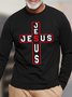 Lilicloth X Abu Jesus Cross Men's Long Sleeve T-Shirt