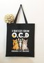 I Suffer From Ocd Obsessive Cat Disorder Animal Graphic Shopping Tote Bag