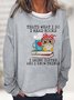 Women That’s What I Do I Read Books I Drink Coffee Text Letters Sweatshirt