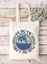 Plastic An't My Bag Dolphin Animal Graphic Shopping Tote