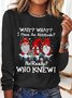 Women Funny  I Have An Attitude? No Regular Fit Long sleeve Top