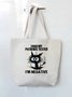 I Am Negative Funny Grumpy Black Cat Animal Funny Text Letter Shopping Tote