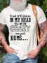 Men 9 Out Of 10 Voices In My Head Tell Me I’m Crazy Fit Crew Neck T-Shirt