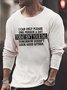 Mens I Can Only Please One Person A Day Funny Graphics Printed Crew Neck Text Letters Casual Top