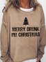 Merry Drunk I'm Christmas Women's Sweatshirt