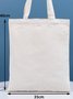 Live Simple Text Letter Shopping Tote Bag