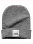 Sometimes I Have To Tell Myself It's Just Not Worth The Jail Time Funny Text Letter Beanie Hat