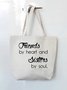 Friends By Heart And Sister By Soul Family Text Letter Shopping Tote Bag