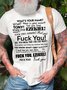 Men What’s Your Name Casual T-Shirt