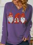 Christmas Gnomes Women‘s Crew Neck Sweatshirt