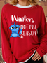 Lilicloth X Paula Curious & Furious Cats Winter Not My Season Women's Sweatshirt