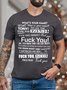 Men What’s Your Name Casual T-Shirt