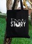True Story Faith Graphic Shopping Tote Bag