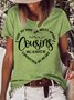 Women’s Cousins Family Lettter Casual T-Shirt