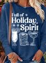 Women's Full Of Holiday Spirit Casual Top