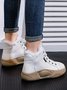Warm Plush High Top Casual Outdoor Sneakers