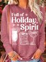 Women's Full Of Holiday Spirit Casual Top