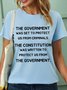 Lilicloth X Anora Funny The Government The Constitution Womens T-Shirt
