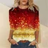 Women's Crew Neck Christmas Casual Top