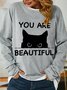Lilicloth X JI You Are Beautiful Womens Sweatshirt