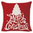 18*18 Christmas Snowman Eucalyptus Throw Pillow Covers, Winter Holiday Stripes Cushion Case Decoration For Sofa
