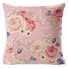 18*18 Floral Throw Pillow Covers Pink Flower Decorative Pillow Covers For Spring Decor
