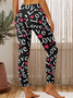 Valentines Day Love And Heart Pattern Womens Tummy Control Legging