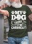 Lilicloth X Manikvskhan My Dog Think Im Great Mens T-Shirt