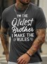 Lilicloth X Abu Gift For Brother I'm The Oldest Brother Mens T-Shirt
