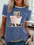 Lilicloth X Roxy Spa Day Sphynx Cat Bath Time Womens T-Shirt