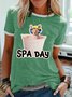 Lilicloth X Roxy Spa Day Sphynx Cat Bath Time Womens T-Shirt