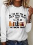 Gift For Dog Lover The Little Voice In My Head Telling Me Get More Dog Womens Long Sleeve T-Shirt