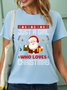 Lilicloth X Jessanjony Just A Girl Who Loves Christmas Womens T-Shirt