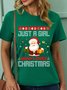 Lilicloth X Jessanjony Just A Girl Who Loves Christmas Womens T-Shirt