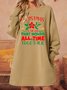 Lilicloth X Jessanjony Christmas Is The Day That Holds All Time Together Womens Sweatshirt Dress