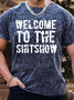 Men’s Welcome To The Shitshow Casual Regular Fit T-Shirt