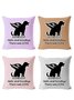 20*20 Set of 4 Lilicloth X Paula Dog Memorial Between Hello And Goodbye There Was LoveBackrest Cushion Pillow Covers, Decorations For Home
