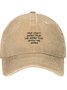 They Don't Know That Funny Text Letters Adjustable Hat