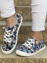 The World Cup Football Printed Plus Size Casual Shoes
