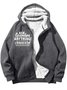 Men’s Ask Grandpa Anything I Know A Lot Text Letters Hoodie Casual Loose Sweatshirt
