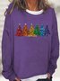 Women's Christmas Tree Casual Sweatshirt