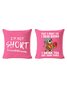 20*20 I'm Not Short Backrest Cushion Pillow Covers Decorations For Home