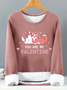 Lilicloth X Manikvskhan Dog Lovers You Are My Valentine Womens Warmth Fleece Sweatshirt