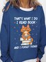 Lilicloth X Manikvskhan That‘s What I Do I Read Book And I Forget Things Womens Sweatshirt