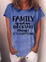 Family Is Not An Important Thing It's Everything Womens T-Shirt