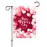 Happy Valentines Day Garden Flag 12×18 Inch Double Sided for Outside