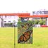 12 x 18 Double Sided Printed Burlap Butterfly Art Welcome Spring Garden Flag Yard Flag Holiday Outdoor Decor Flag
