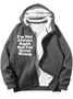 Men’s I’m Not Always Right But I’m Never Wrong Loose Hoodie Casual Text Letters Sweatshirt